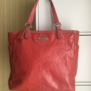 👉SOLD!!!COACH leather bag
